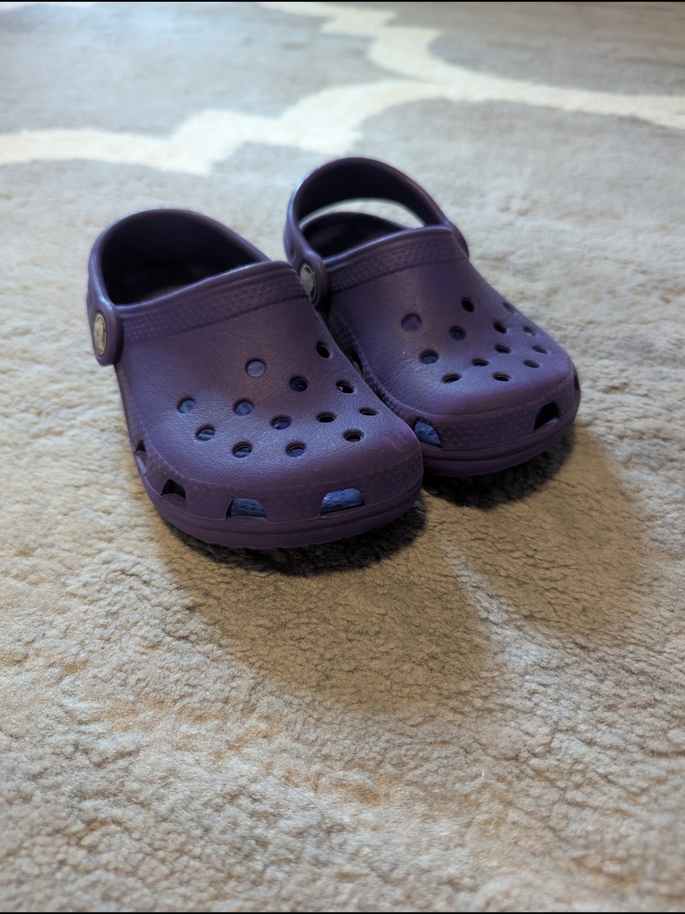 Kids Purple Clog Shoes